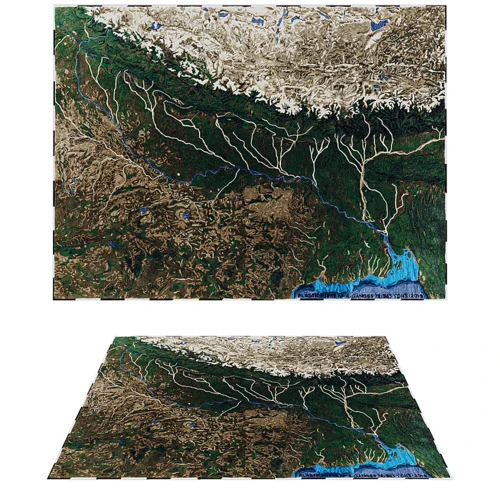 PLASTIC RIVERS 现代山河地貌地毯