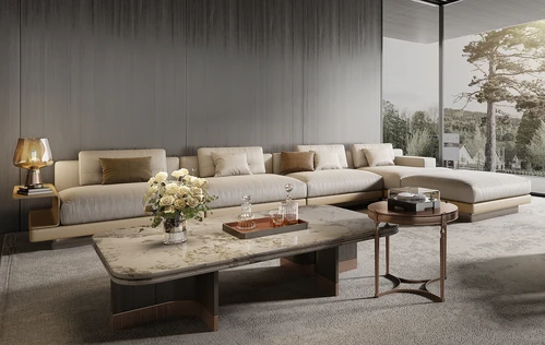 Minotti 米洛提客厅现代沙发组合