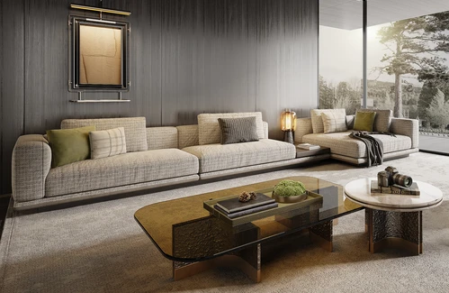 Minotti 米洛提客厅现代沙发组合