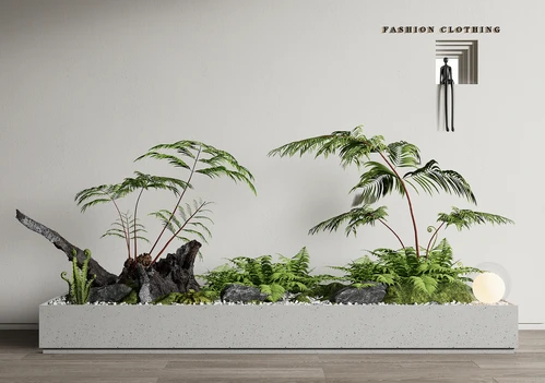 现代绿植花箱