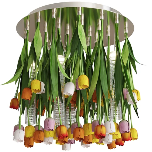 TULIP ROUND 花朵吊灯