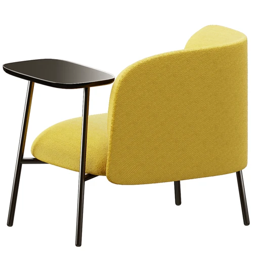 SIT-collezione 现代布艺带边几休闲椅