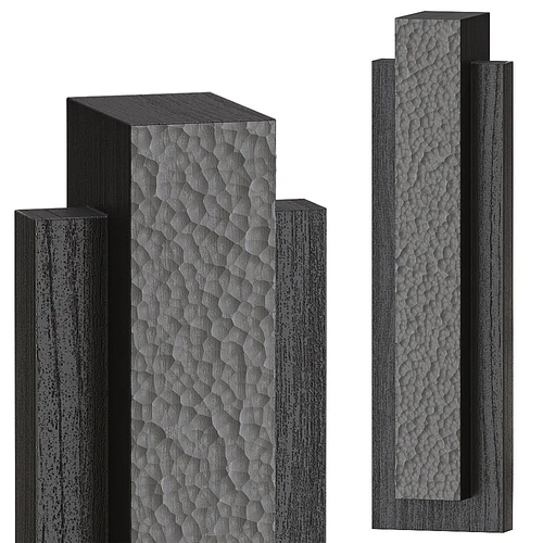 Handle wood现代磨砂黑门把手