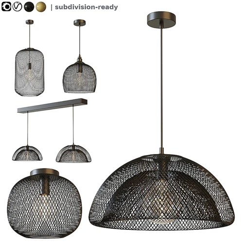 工业风网格吊灯Pendant Lights
