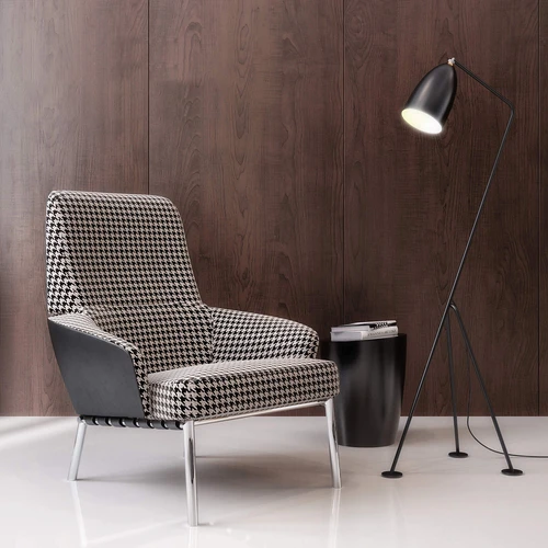 Minotti 单人休闲椅边几落地灯