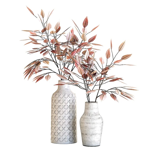 Crate & Barrel 现代花瓶花艺