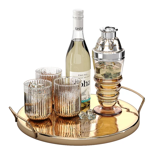 现代酒水酒瓶酒杯