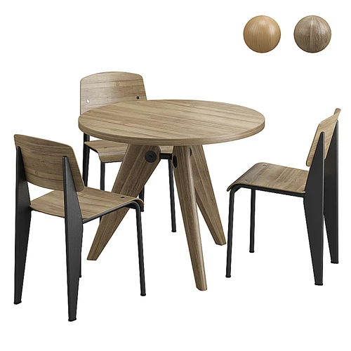 Vitra Gueridon 桌椅