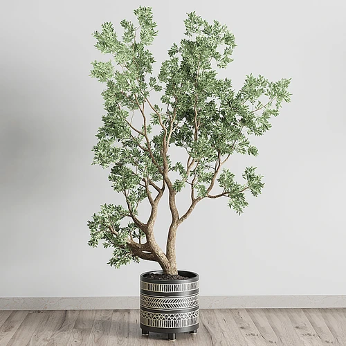 花瓶手工陶树花盆