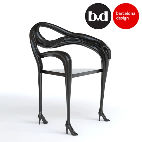 Leda Armchair sculpture Black Label