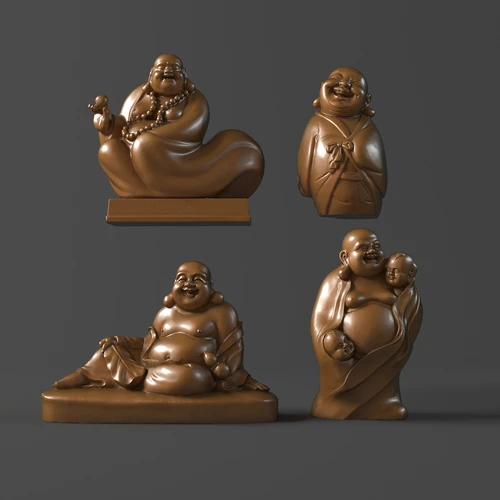 寺院弥勒雕塑