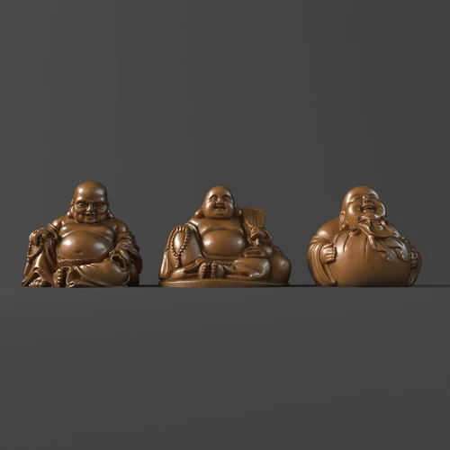寺院弥勒雕塑