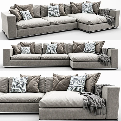 Minotti Hamilton转角沙发