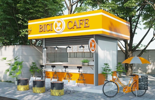 现代咖啡便利店