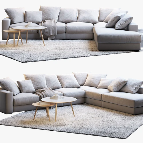 BOConcept 现代多人转角沙发