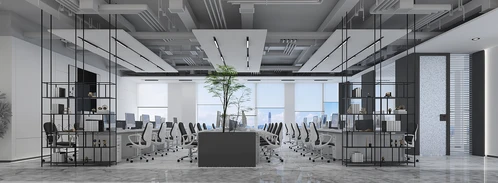 工业风办公室员工办公区