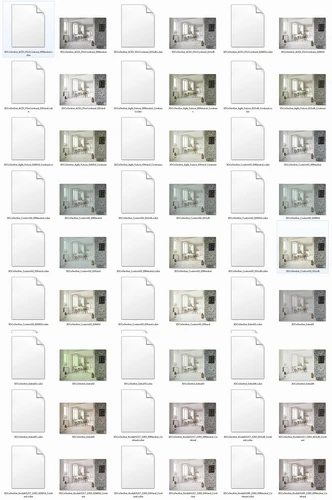 ​132种室内效果图专用LUT预设