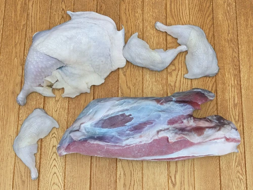 现代牛肉鸡肉猪肉食物