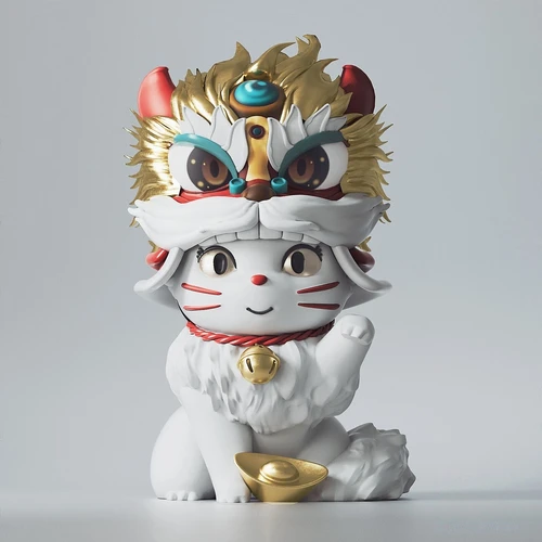 新中式招财猫摆件