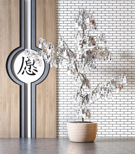 现代许愿树装饰摆设