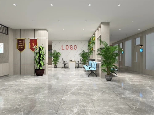 现代风格社区门诊