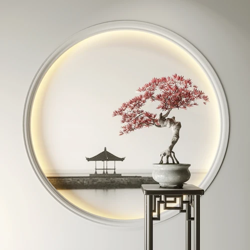 新中式松树盆栽