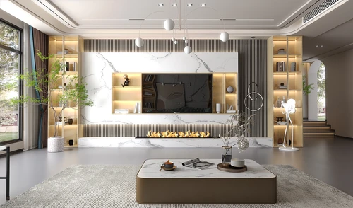 现代客餐厅3d模型