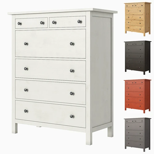 IKEA HEMNES 6抽屉柜