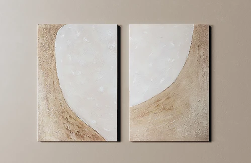 现代肌理装饰挂画组合