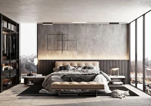 意大利 minotti 现代卧室