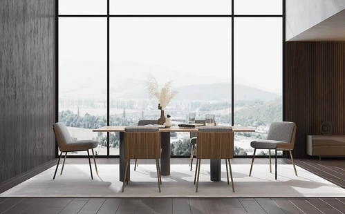 意大利 米洛提 minotti 现代餐厅