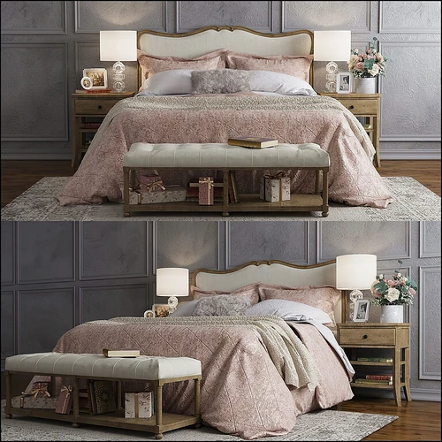 Pottery Barn Claremont 床