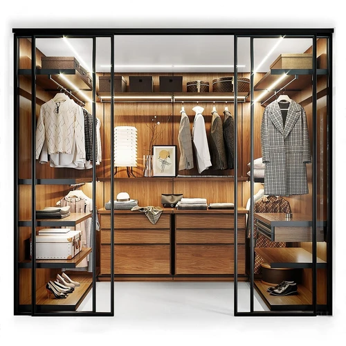 Molteni 现代步入式衣柜衣帽间