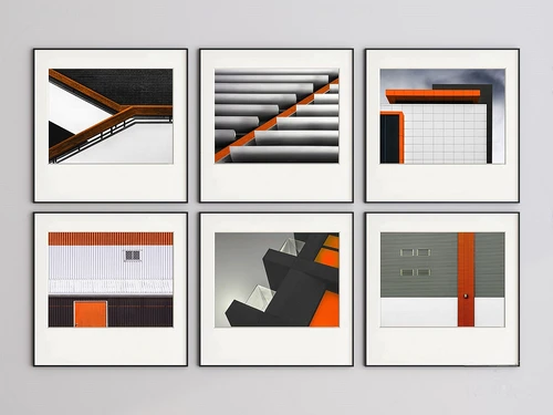 现代建筑装饰画