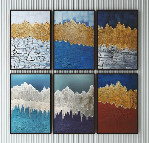 现代抽象装饰挂画