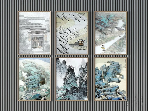 新中式水墨装饰画