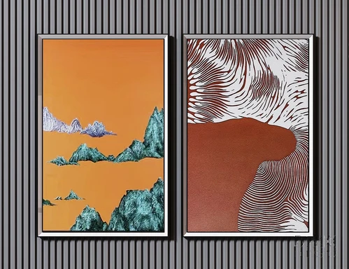 新中式艺术装饰挂画