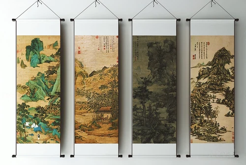 新中式水墨山水装饰画