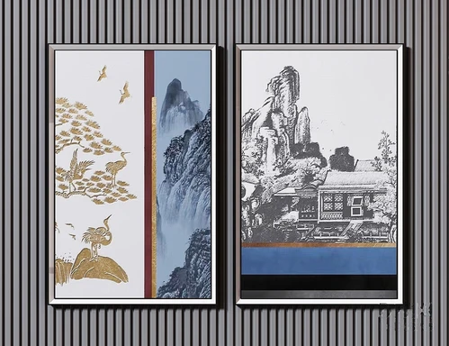 新中式山水装饰画