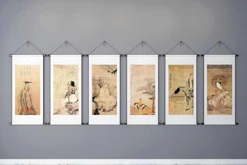新中式人物装饰挂画
