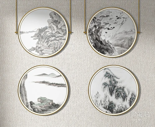 新中式水墨装饰挂画