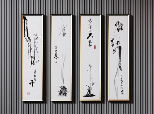 新中式装饰挂画