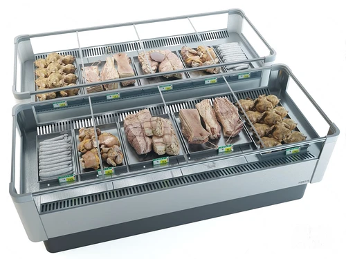 现代肉柜食材展示柜3d模型