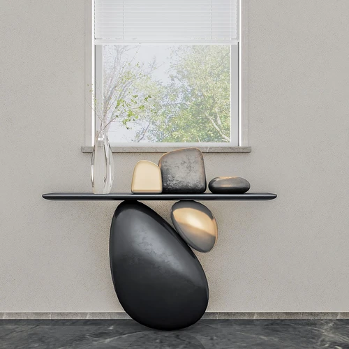 现代个性端景台3d模型