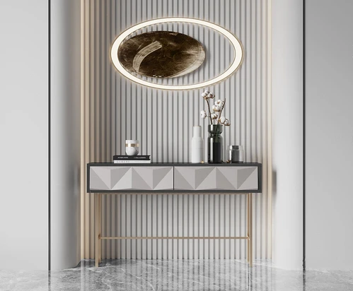 现代玄关端景柜3d模型