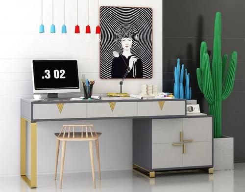 现代书桌椅3d模型