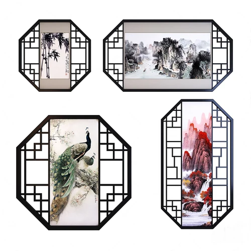 中式水墨装饰挂画