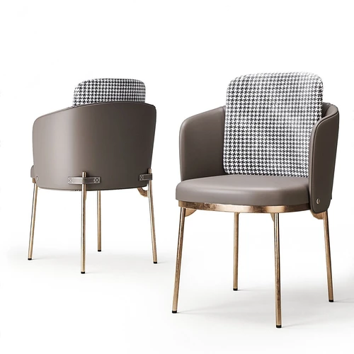 意大利 minotti 现代皮质单椅