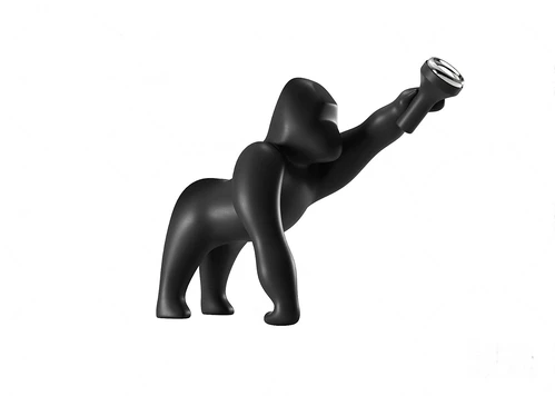 现代猩猩雕塑3d模型