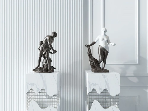 现代希腊人物雕塑3d模型